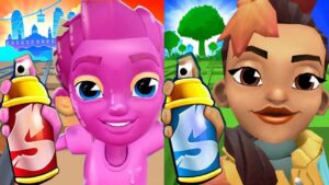 Subway Surfers Mumbai 2022 Alicia Fall Outfit vs Subway Surfers Barcelona 2022 Charlie Gameplay HD