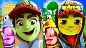 Subway Surfers Mumbai 2022 Play 2 Plant Zombie Jake vs Subway Surfers Greece Zombie Jake Gameplay HD