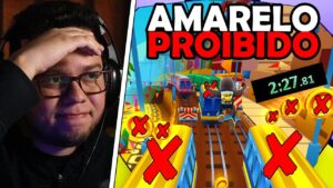 Subway Surfers mas É PROIBIDO TOCAR NO AMARELO