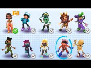 ☑️TODOS LOS PERSONAJES DESBLOQUEADOS  DE SUBWAY SURFERS MUMBAI 2022