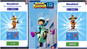 Unlocked Monkbot - Subway Surfers