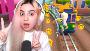 aprendi essa outra burla de subir no trem  no subway surfers no coin 😡