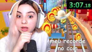 bati meu recorde fiz 3 minutos de no coin do subway surfers 😎🍷 especial 80 inscrito