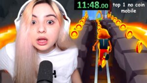ele fez 11 minutos de no coin no CELULAR 😎 reagi ao top 1 recorde do subway surfers