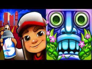 iGameMix🏛Subway Surfers Shenzhen Burgur King Vs Temple Run 2 Celene Celeste ✔ 😍KID GAMEPLAY #1245