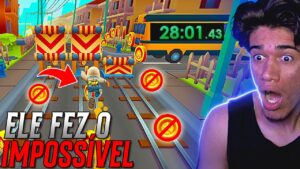 28 MINUTOS DE NO COIN! O RECORDE MUNDIAL DE SUBWAY SURFERS É BRASILEIRO!
