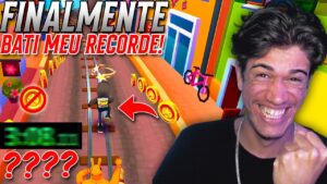 A FELICIDADE DO GAROTO POR BATER O RECORDE NO SUBWAY SURFERS KKKKKKKKKK