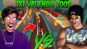 A REVANCHE CONTRA O PRO PLAYER VALENDO 200 REAIS - SUBWAY SURFERS NO COIN!