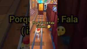 Áudios Engraçados + Subway Surfers 😍 Você Fala Bonito #shorts