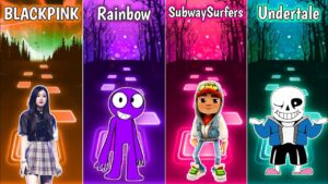 BLACKPINK vs Rainbow Friends vs Subway Surfers vs Undertale | Tiles Hop