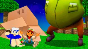 FEROZINHO AJUDA JAKE DO SUBWAY SURFERS SE PROTEGER DO INSPETOR!