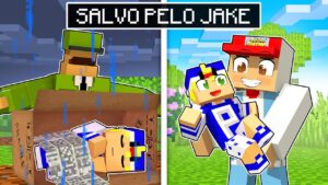 FUI SALVO PELO JAKE de SUBWAY SURFERS no MINECRAFT
