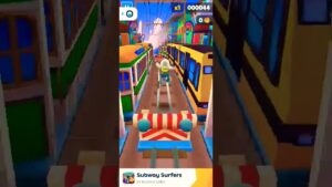 First time playing subway surfers on my phone 💀