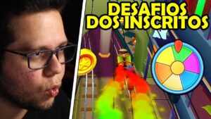 Fiz uma ROLETA DE DESAFIOS dos INSCRITOS no Subway Surfers