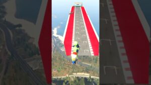 JAKE de SUBWAY SURFERS na MEGA RAMPA de MOTO no GTA 5 ! #shorts