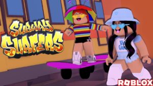 JOGAMOS SUBWAY SURFERS NO ROBLOX!!