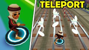 JOGUEI o NOVO MODO de SE TELETRANSPORTAR no SUBWAY SURFERS