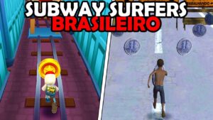 JOGUEI o SUBWAY SURFERS BRASILEIRO!