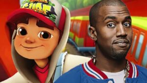 Kanye West raps on Subway Surfers theme