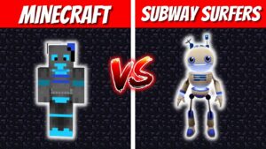 MINECRAFT vs VIDA REAL (SUBWAY SURFERS) #shorts