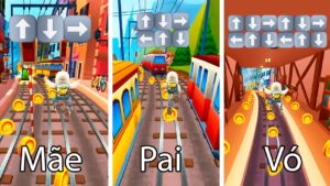 Mãe vs Pai vs Vó... Subway Surfers