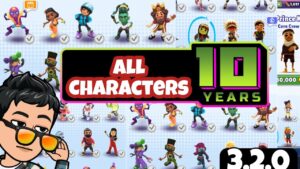 Mostrando todos los personajes de Subway Surfers Octubre 2022!!