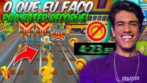 O QUE FAZER PRA MELHORAR NO SUBWAY SURFERS E BATER SEU RECORDE!