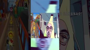 RIDING THE CAMEL BOARD ON SUBWAY SURFERS FREESTYLE RAP #shorts #camel #youtubeshorts #shorts30