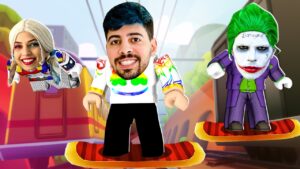 Roblox - SUBWAY SURFERS NO ROBLOX COM OS VILÕES!! (Blox Surfers)