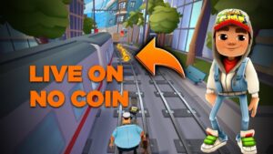SUBWAY SURFERS NO COIN HOJE BATO ESSE RECORD 3:56.50 LIVE ON SO VEM!!