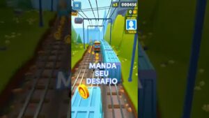 Só posso ficar em dois lados/Subway Surfers #shorts #subwaysurfers #nocoinschallenge #surf