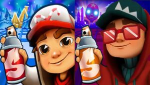 Subway Surfers Mexico 2022 Halloween Festive Jake vs Subway Surfers North Pole Jake Gameplay HD