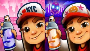 Subway Surfers Mexico 2022 Halloween Manny and Tricky vs Subway Surfers New York Jake Gameplay HD