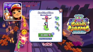 Subway Surfers Smoking Slime Board Unlocked with Event Coins Mexico 2022