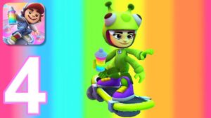 Subway Surfers Tag - Gameplay Walkthrough Part 4 - Yutani: Rooftop (iOS)