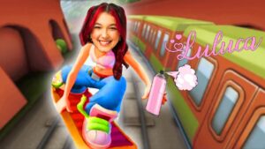 UMA CORRIDA COM MUITOS DESAFIOS NO SUBWAY SURFERS | Família Luluca