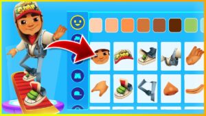 VIREI O PERSONAGEM DO SUBWAY SURFERS NO PK XD