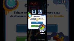 quando você faz uma burla massa no Subway surfers