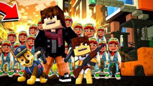 100 SUBWAY SURFER.EXE M'ATTAQUE SUR MINECRAFT !