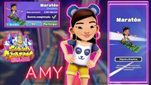 AWESOME AMY ARRIVED IN HONG KONG - SUBWAY SURFERS MARATHON CHALLENGE 3.3.0