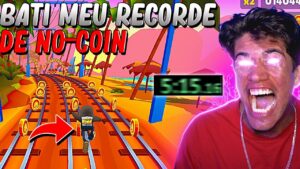 BATI MEU RECORDE DE NO COIN DO JEITO MAIS INESPERADO   SUBWAY SURFERS!