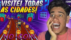 DEI A VOLTA AO MUNDO NO SUBWAY SURFERS FAZENDO NO-COIN!
