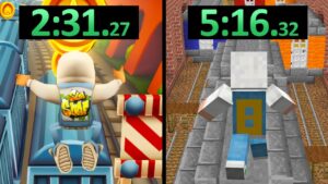 Eu Zerei o Subway Surfers no Minecraft