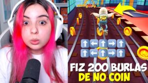 FIZ 200 BURLAS de NO COIN em 1 VÍDEO no SUBWAY SURFERS!! NEM ACREDITEI NISSO KKKK