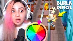 FIZ TUDO O QUE A ROLETA MANDOU no SUBWAY SURFERS e ACONTECEU ISSO!! FIZ ESSA BURLA?