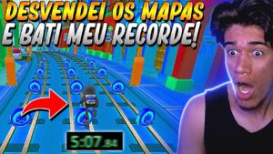 FUI DESVENDAR O MELHOR MAPA DO SUBWAY SURFERS E BATI MEU RECORDE!