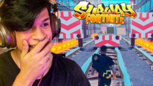 JOGUEI O SUBWAY SURFERS DENTRO DO FORTNITE! - E NO COIN