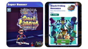 Many Characters on Subway Surfers Black Friday Bonanza Cairo 2022 - Noel
