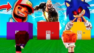 NÃO ESCOLHA A PORTA ERRADA ! (JACK SUBWAY SURFERS, SONIC E ADÃO NEGRO)