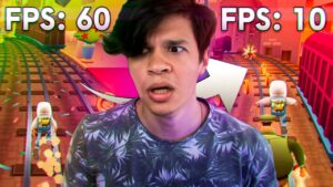 O FPS FICA MENOR A CADA VEZ QUE EU PERDER O NO COIN! - Subway Surfers